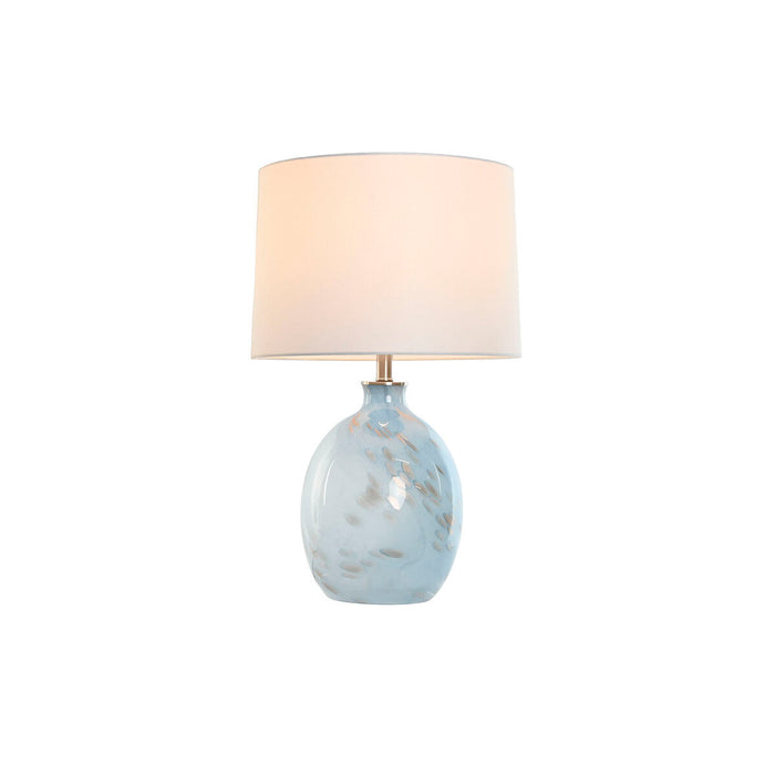 Lámpara de mesa Home ESPRIT Azul Blanco Cristal 50 W 220 V 40 x 40 x 66 cm