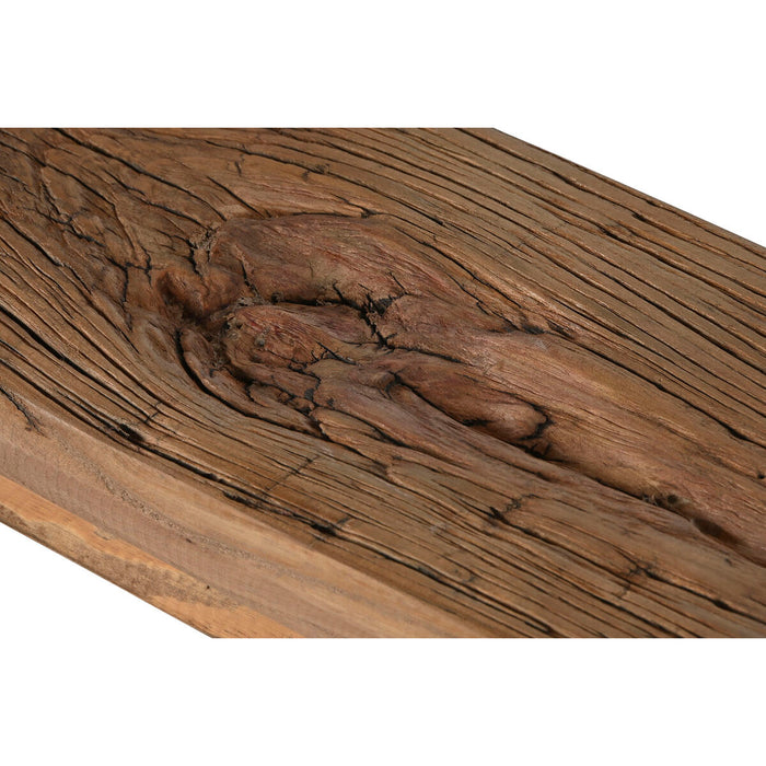 Bench Home ESPRIT Natural Elm wood 137 x 19 x 52 cm