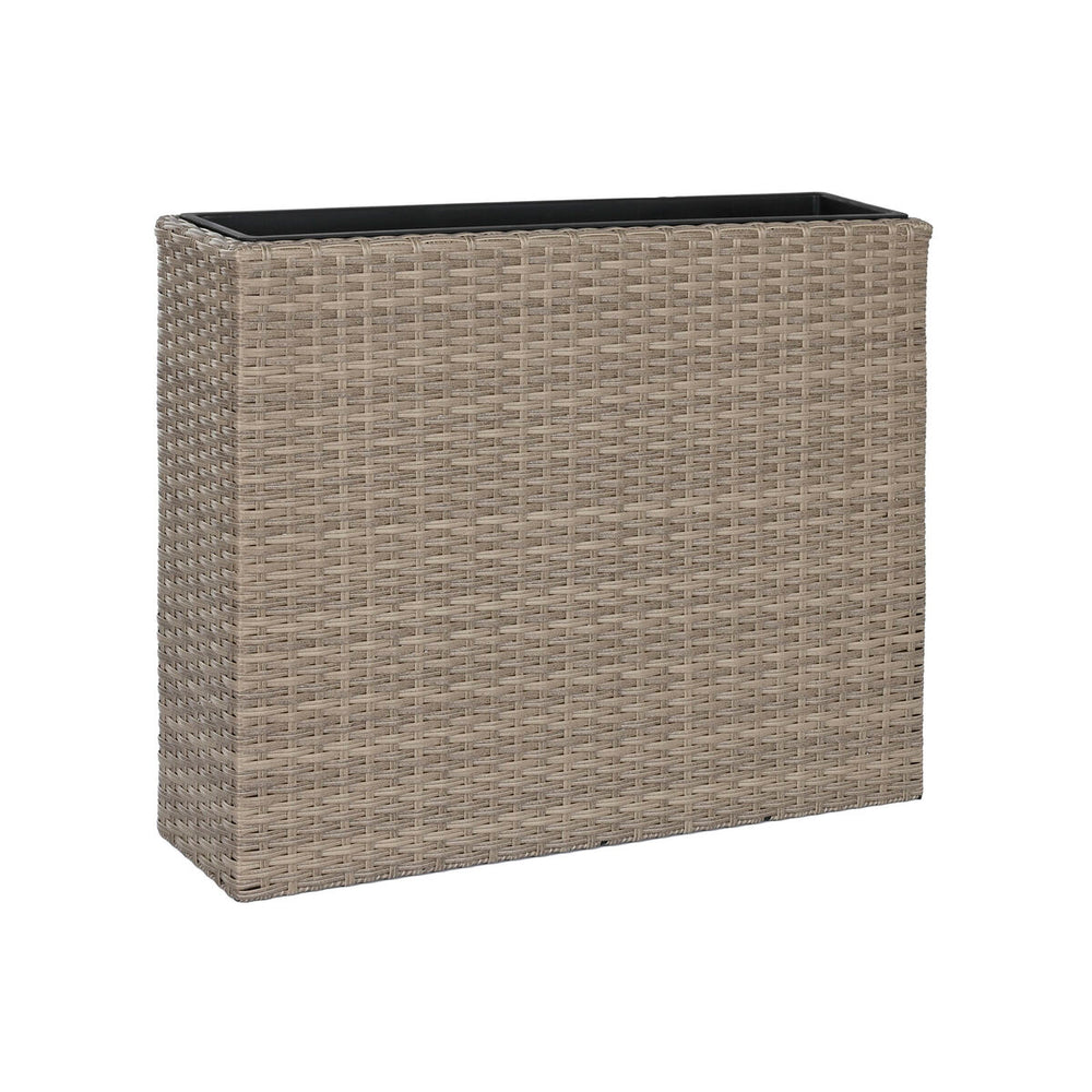 Planter Home ESPRIT polypropylene Rattan 83 x 22 x 65 cm