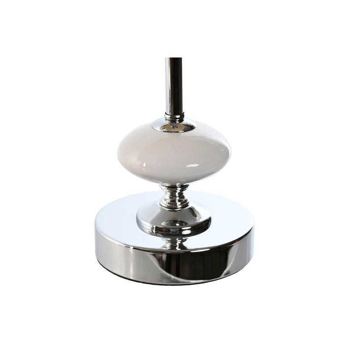 Desk lamp Home ESPRIT White Beige Metal Porcelain 25 W 220 V 20 x 20 x 44 cm (2 Units)