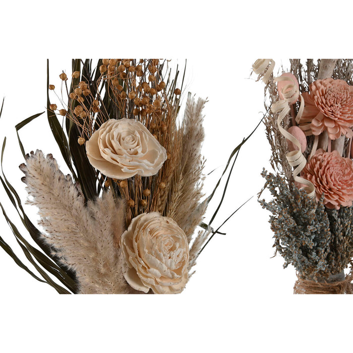 Bunch Home ESPRIT Multicolour Natural Crystal Dried flower 20 x 10 x 50 cm (3 Units)
