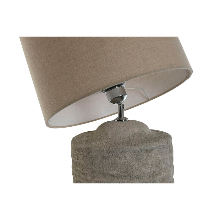 Desk lamp Home ESPRIT Grey Cement 50 W 220 V 24 x 24 x 82 cm