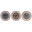 Horloge de table Home ESPRIT Céramique Mandala 16 x 1 x 16 cm