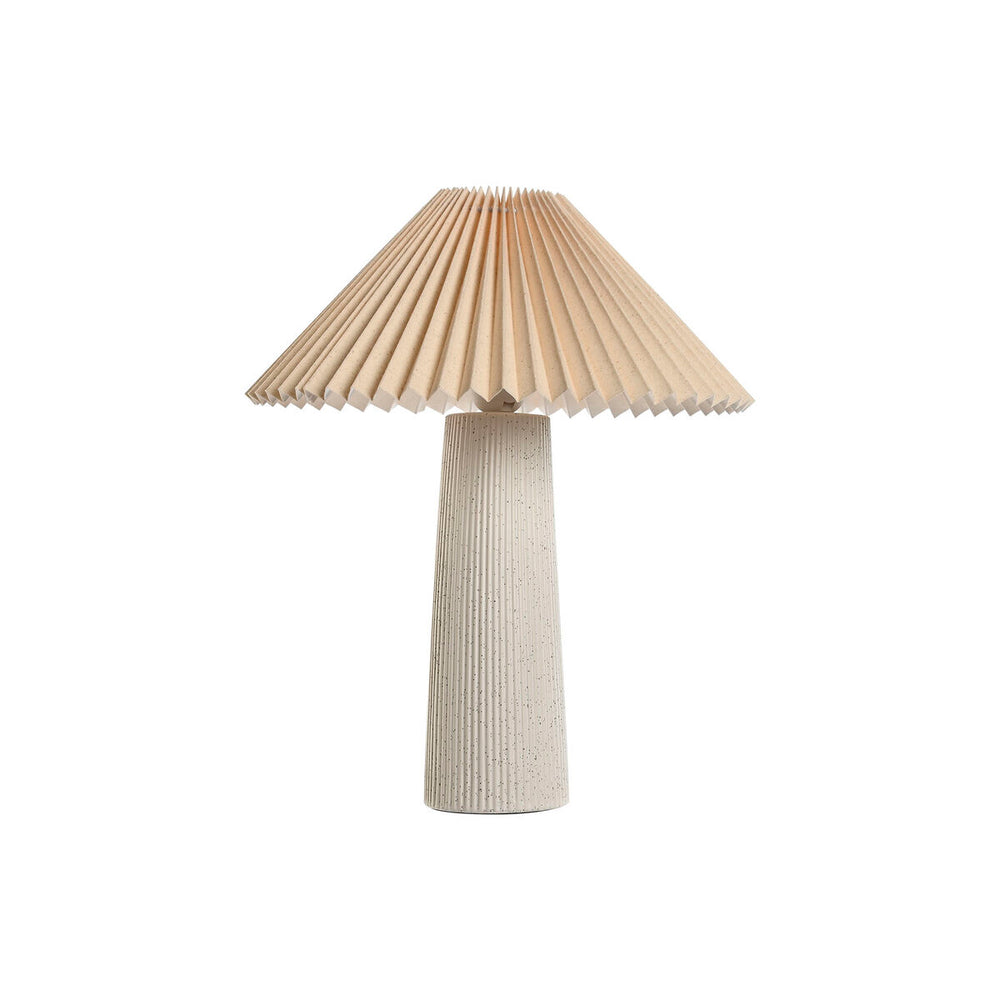 Desk lamp Home ESPRIT Beige Ceramic 50 W 220 V 35 x 35 x 41 cm