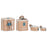 Laundry basket Home ESPRIT Green Natural Children's 44 x 44 x 45 cm 4 Pieces