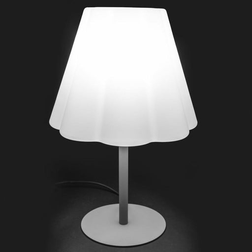 Lampe Abbey Blanc Gris 23 W E27 220 V 39 x 39 x 60 cm