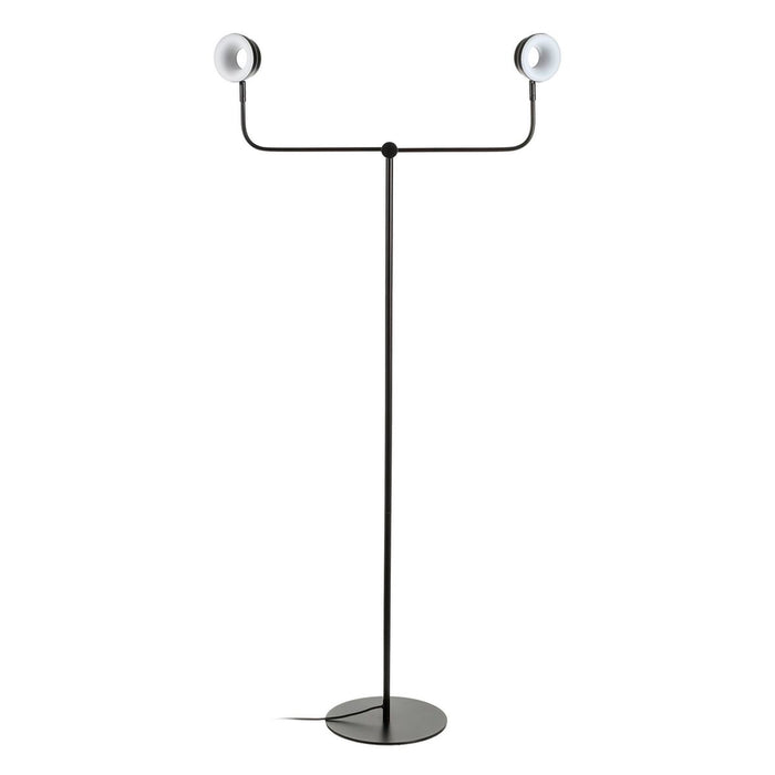 Lampadaire 70 x 70 x 154 cm Noir Acier