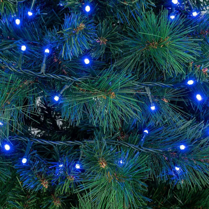 Guirlande lumineuse LED 25 m Bleu Blanc 6 W Noël