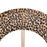 Wall Clock 48 x 3,5 x 48 cm Synthetic Fabric Metal Leopard