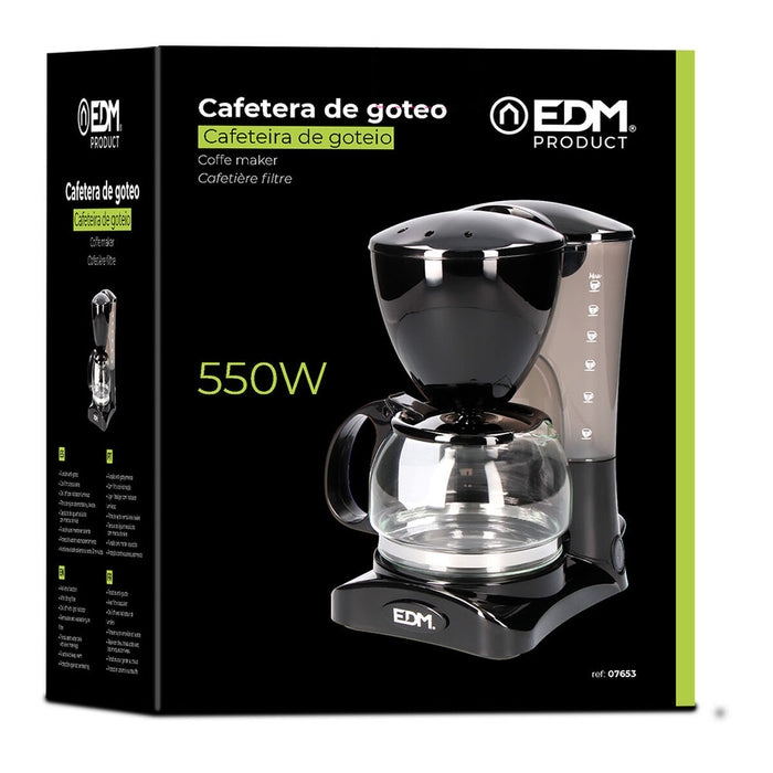 Drip Coffee Machine EDM 550 W 6 Cups