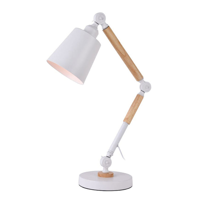 Flexo/Desk lamp EDM White Metal 60 W E27 Ø 18 x 53 cm
