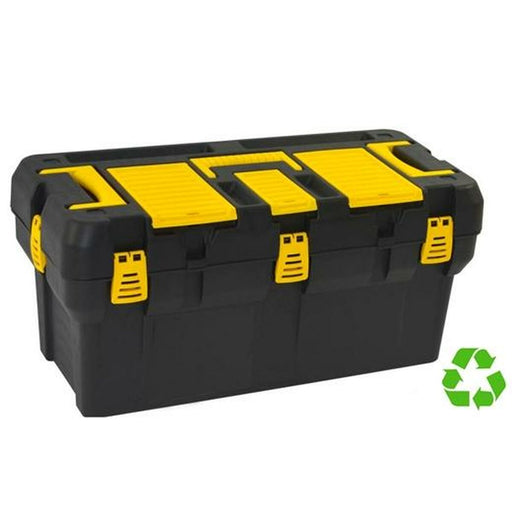 Caja de Herramientas con Compartimentos Archivo 2000 31,5 x 65,5 x 31 cm Negro Amarillo