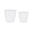 Set de pots 2 Pièces Ø 22 cm Ø 28 cm Blanc Argile