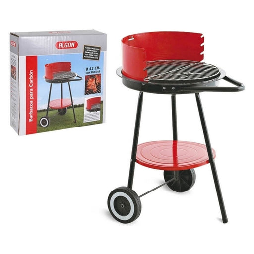 Coal Barbecue with Wheels Algon VEN8433774694908 54 x 45 x 71 cm