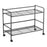 Shelves Confortime Black Iron Foldable With wheels (67 x 30 x 44,8 cm)