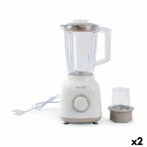 Mixeur 2 en 1 Basic Home 1,5 L 250 W (2 Unités)