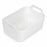 Multi-purpose basket Confortime White 24 x 16,7 x 11,2 cm (18 Units)