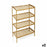 Shelves Confortime Brown 4 Shelves Bamboo 70 x 35 x 100 cm (2 Units)