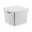 Storage Box with Lid Confortime 17 L With lid Squared (6 Units)