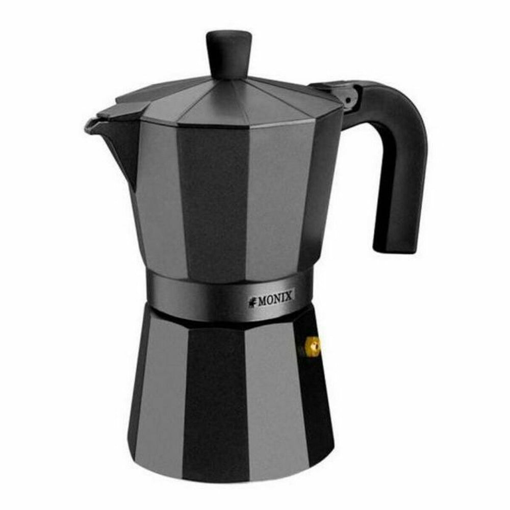 Italian Coffee Pot Monix Braisogona_M640012 Aluminium Black 1,5 L