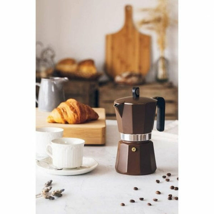 Italian Coffee Pot Monix M671009 Brown Aluminium 490 ml