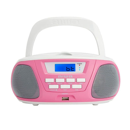 Radio-CD Bluetooth MP3 Aiwa BBTU300PK    5W Rose Blanc
