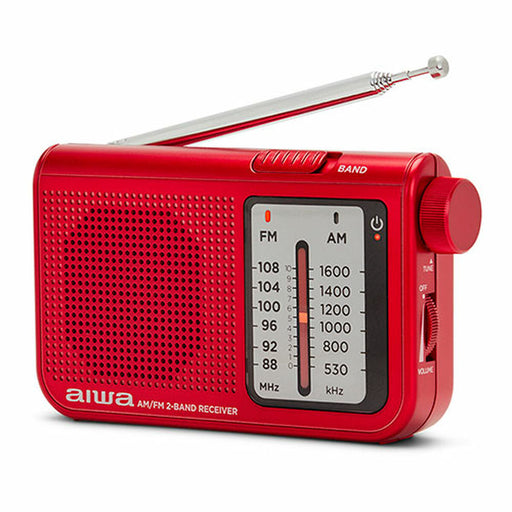 Radio transistor Aiwa Rouge