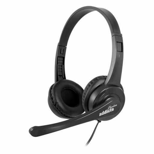 Headphone with Microphone NGS VOX505 USB Black 32 Ohm