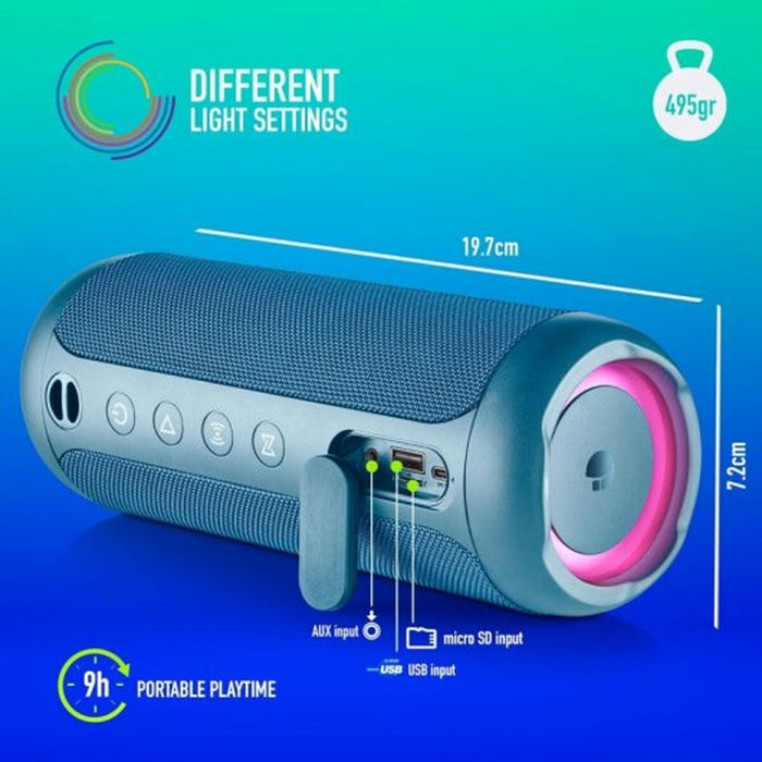 Portable Bluetooth Speakers NGS ROLLERFURIA2BLUE