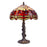 Lampe de bureau Viro Belle Rouge Bordeaux Zinc 60 W 40 x 60 x 40 cm