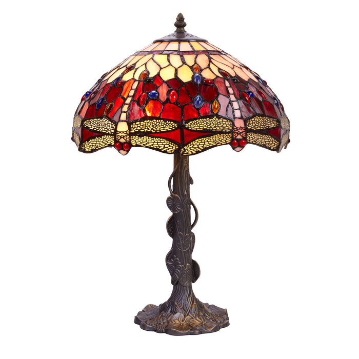 Desk lamp Viro Belle Rouge Maroon Zinc 60 W 40 x 60 x 40 cm