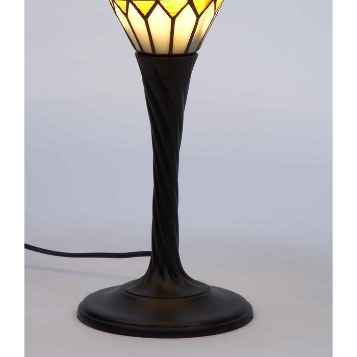 Desk lamp Viro Quarz Amber Zinc 60 W 40 x 56 x 40 cm