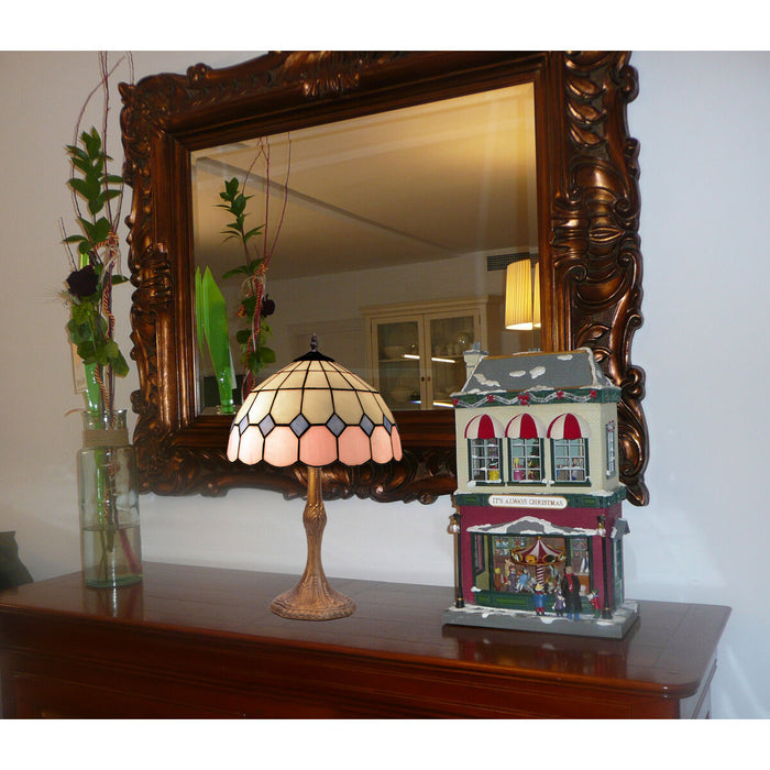 Lampe de bureau Viro Pink Rose Zinc 60 W 30 x 50 x 30 cm