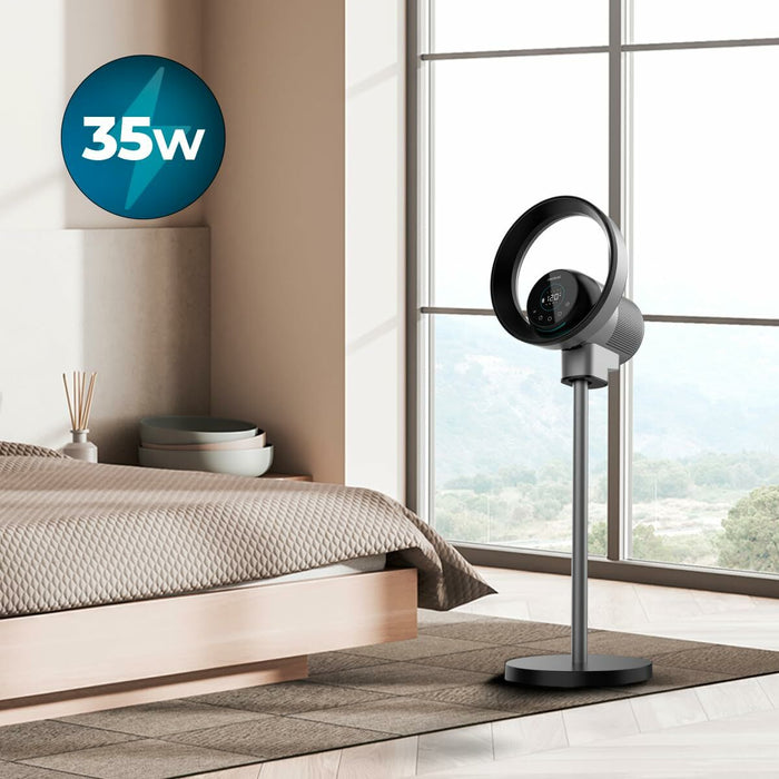 Ventilador de Pie Cecotec TotalPure 2in1 MoonStyle Dark 35 W