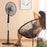 Pedestal Fan with Remote Control InnovaGoods Airstreem Black 45 W