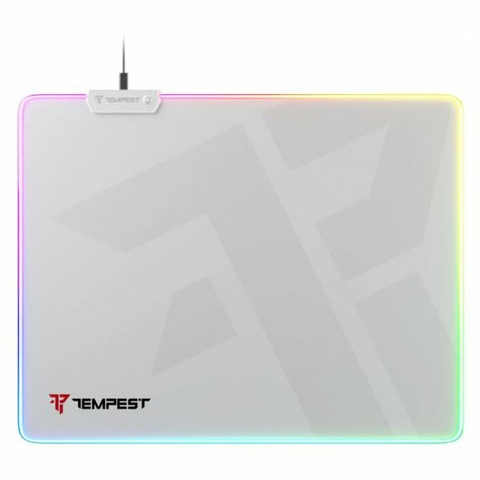 Alfombrilla de Ratón Tempest TP-GMP-RGB-MW Blanco