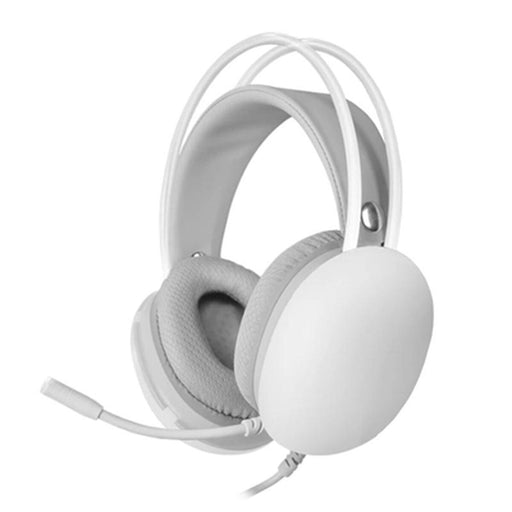 Headphones with Microphone Mars Gaming MHGLOW White RGB