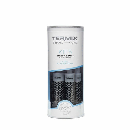 Set de peines/cepillos Termix C-Ramic Ionic Blanco (5 pcs)