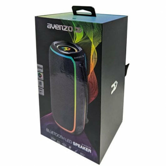 Haut-parleurs bluetooth portables Avenzo AV-SP3007B Noir
