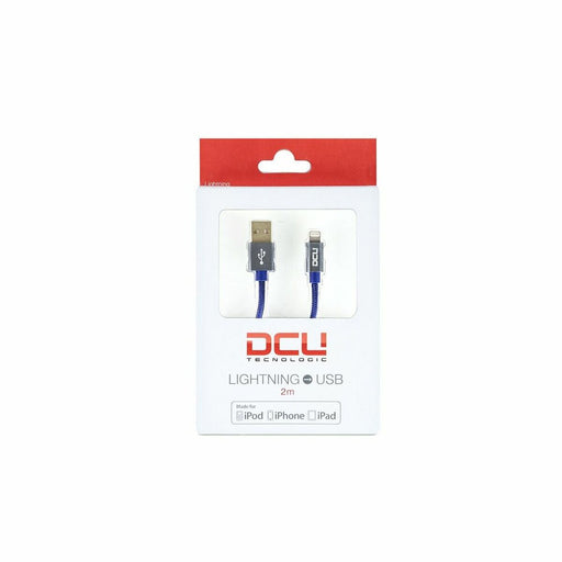Câble USB vers Lightning DCU 34101250 Blue marine (2 m)