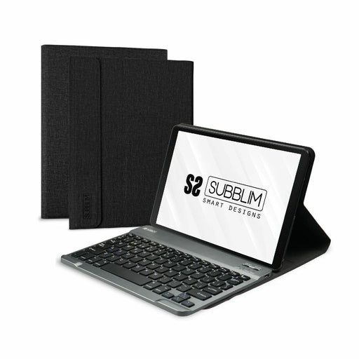 Funda para Tablet y Teclado Subblim SUBKT3-BTS055 Negro Qwerty Español 10,5"