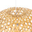 Lámpara de Techo 59 x 59 x 55 cm Natural Bambú 220 V 40 W