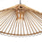 Suspension 57 x 57 x 20,5 cm Naturel Bambou 220 V 240 V 60 W (2 Unités)