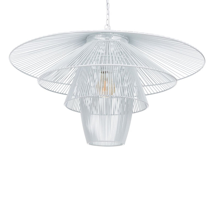 Ceiling Light 59 x 59 cm Metal White