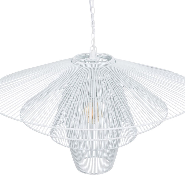 Ceiling Light 59 x 59 cm Metal White