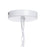 Ceiling Light 59 x 59 cm Metal White