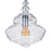 Ceiling Light 28 x 28 x 36 cm Crystal Metal Silver