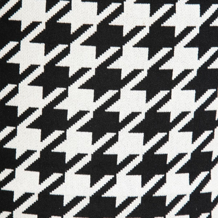 Pouffe Polyester 45 x 45 x 45 cm 100% cotton Houndstooth