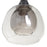 Wall Lamp Crystal Grey Metal 19 x 19 x 30 cm