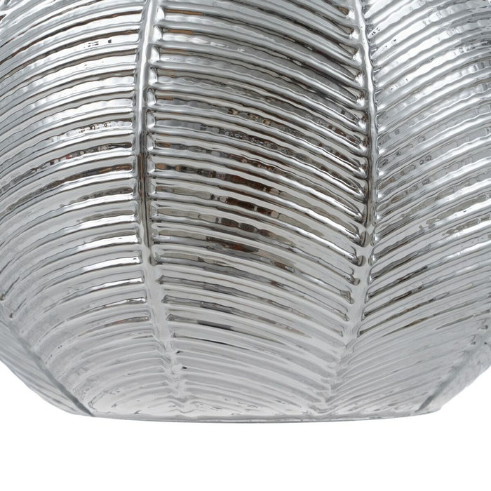 Ceiling Light 20 x 20 x 15,5 cm Crystal Silver Iron Ø 20 cm